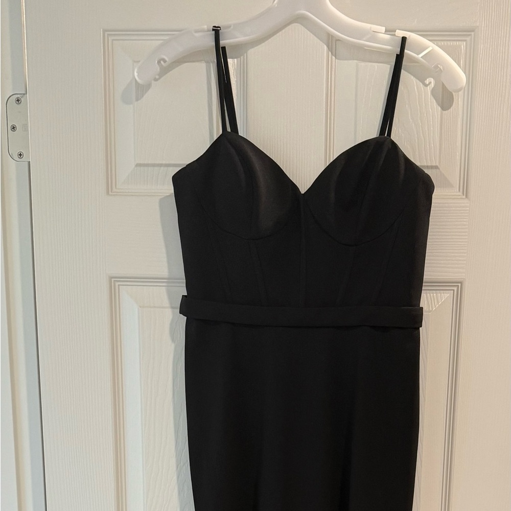 David's Bridal Black Maxi Dress - Picture 4 of 6